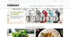 Desktop Screenshot of cuisinart.ca