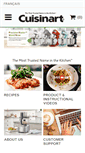 Mobile Screenshot of cuisinart.ca