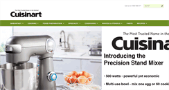 Desktop Screenshot of cuisinart.com.au