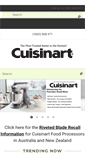 Mobile Screenshot of cuisinart.com.au