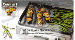 Desktop Screenshot of cuisinart.fr